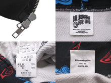 画像をギャラリービューアに読み込む, BILLIONAIRE BOYS CLUB ビリオネアボーイズクラブ DIAMOND&amp;DOLLAR フルジップ フーディー ブラック レッド ブルー 美品 中古 62139
