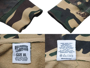 BILLIONAIRE BOYS CLUB ビリオネアボーイズクラブ パーカー フーディー サイズ XL カモフラージュ 迷彩 良品 中古 62140