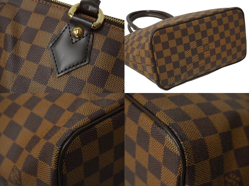 極美品 LOUIS VUITTON ルイ ヴィトン ダミエ サレヤPM トートバッグ N51183 ブラウン PVC レザー 中古 62149 –  Casanova Vintage