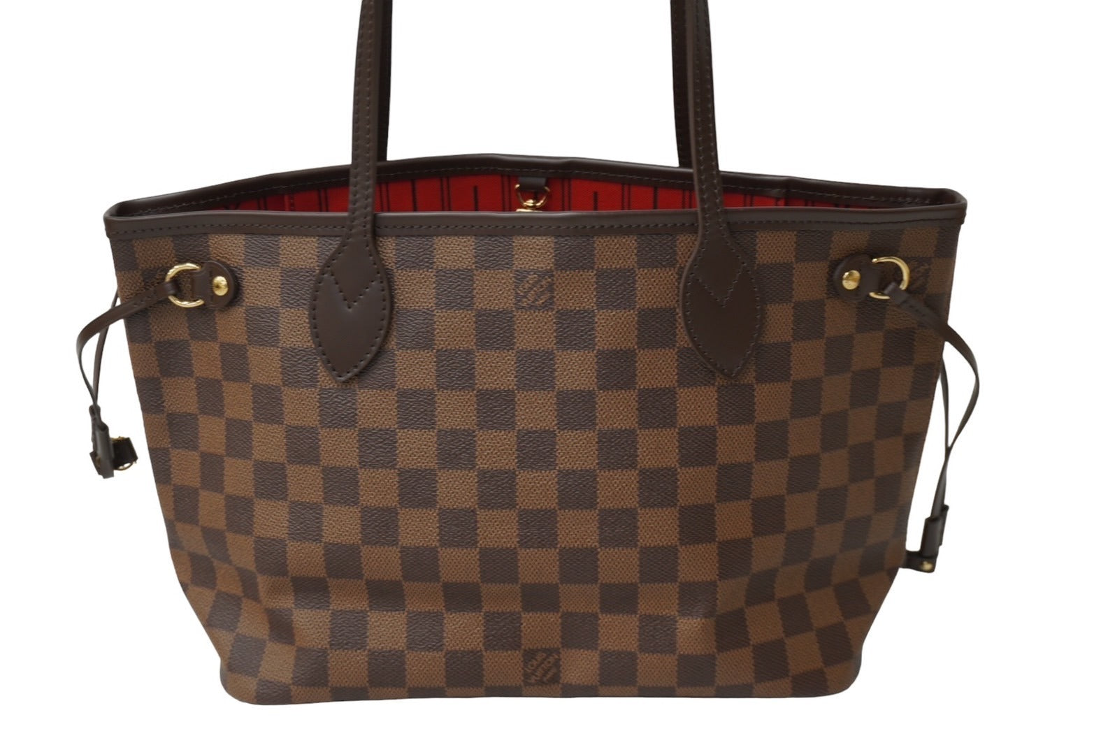 極美品 LOUIS VUITTON ルイ ヴィトン ダミエ ネヴァーフルPM トートバッグ N51109 ブラウン ゴールド金具 中古 62161 –  Casanova Vintage