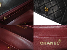 Load image into Gallery viewer, 極美品 CHANEL シャネル チェーンショルダーバッグ ダイアナマトラッセ 22 4番台 ラムスキン ブラック ゴールド金具 中古 62167