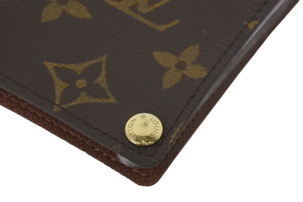 LOUIS VUITTON Porto Carte Credit Card Case Monogram M60937 Brown Gold Hardware Good Condition Used 62168