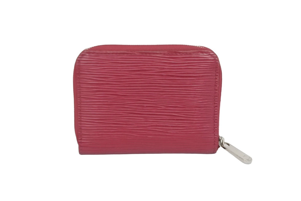 LOUIS VUITTON ルイヴィトン ジッピー コインパース M60382 エピレザー コインケース パープル シルバー金具 良品 中古 62170