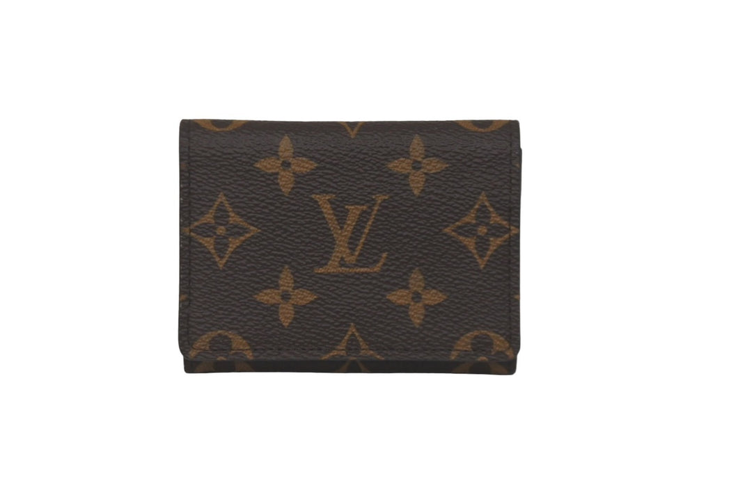 極美品 LOUIS VUITTON ルイヴィトン アンヴェロップ・カルト ドゥ ヴィジット カードケース M63801 モノグラム 中古 62177