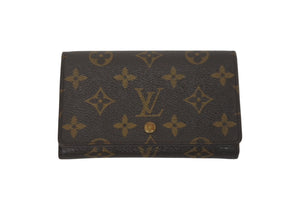 LOUIS VUITTON ルイヴィトン トレゾール 二つ折り財布 M61730 ウォレット モノグラム ブラウン ゴールド金具 美品 中古 62178