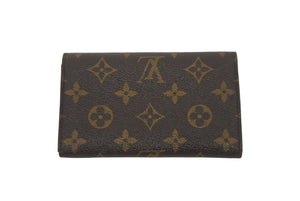 LOUIS VUITTON ルイヴィトン トレゾール 二つ折り財布 M61730 ウォレット モノグラム ブラウン ゴールド金具 美品 中古 62178