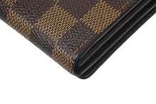 Load image into Gallery viewer, LOUIS VUITTON ルイヴィトン ポルトモネ・ビエ トレゾール N61730 ダミエキャンバス 二つ折り財布 ゴールド金具 美品 中古 62179