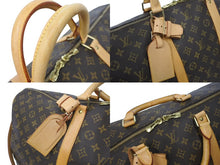 画像をギャラリービューアに読み込む, LOUIS VUITTON ルイヴィトン キーポルバンドリエール60 ボストンバッグ M41412 モノグラム 良品 中古 62182
