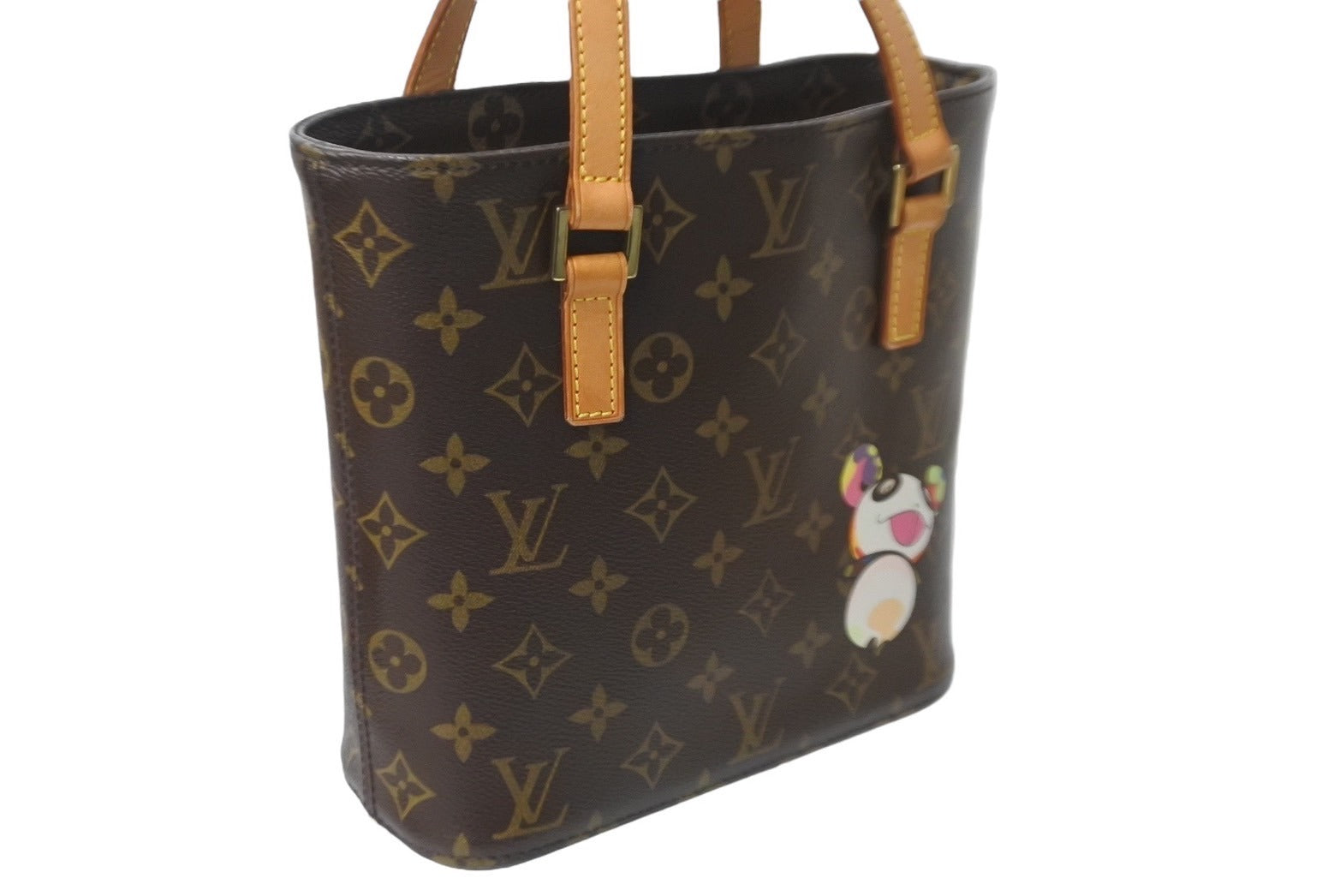 LOUIS VUITTON ルイヴィトン 村上隆 ハンドバッグ ヴァヴァンPM モノグラムパンダ M51173 ブラウン ゴールド金具 美品 中古  62184 – Casanova Vintage