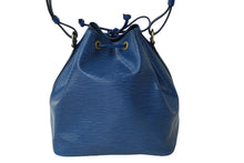 画像をギャラリービューアに読み込む, LOUIS VUITTON ルイヴィトン エピ プチノエ ワンショルダーバッグ M44105 エピレザー ブルー ゴールド金具 良品 中古 62186
