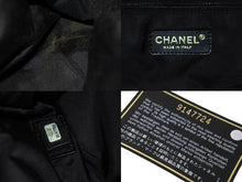 画像をギャラリービューアに読み込む, CHANEL シャネル ハンドバッグ ニュートラベルライン ココマーク 9番台 2005年 ナイロン ブラック ゴールド金具 美品 中古 62195