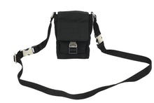 Load image into Gallery viewer, PRADA プラダ ミニショルダーバッグ ナイロン トライアングルロゴ ブラック シルバー金具 美品 中古 62202