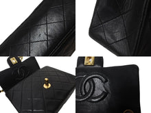 Load image into Gallery viewer, 極美品 CHANEL シャネル ショルダーバッグ ミニマトラッセ19 チェーンショルダー 1番台 ラムスキン ブラック 中古 62207