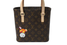 Load image into Gallery viewer, 新品同様 LOUIS VUITTON ルイヴィトン 村上隆 ハンドバッグ ヴァヴァンPM モノグラムパンダ M51173 ブラウン ゴールド金具 中古 62214
