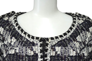 CHANEL シャネル P27771V17033 06c セットアップ ジャケット スカート スーツ サイズ40 ミックスツイード ブラック 美品 中古 62217
