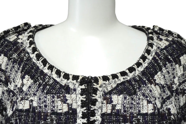 CHANEL シャネル P27771V17033 06c セットアップ ジャケット スカート スーツ サイズ40 ミックスツイード ブラック 美品 中古 62217