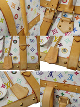 画像をギャラリービューアに読み込む, LOUIS VUITTON × 村上隆 ルイヴィトン ハンドバッグ サックジギャンティック M92057 ブロン マルチ 美品 中古 62230