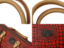 Load image into Gallery viewer, 新品同様 LOUIS VUITTON ルイヴィトン スピーディ30 草間彌生 コラボ 2012年 M40693 パンプキンドット レッド 中古 62231