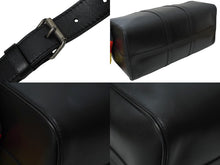 画像をギャラリービューアに読み込む, 新品同様 LOUIS VUITTON ルイ ヴィトン ヴァージルアブロー キーポル バンドリエール フラッグ 50cm M55268 ブラック 中古 62233