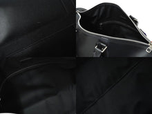 画像をギャラリービューアに読み込む, 新品同様 LOUIS VUITTON ルイ ヴィトン ヴァージルアブロー キーポル バンドリエール フラッグ 50cm M55268 ブラック 中古 62233