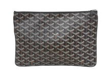 Load image into Gallery viewer, 極美品 GOYARD ゴヤール セナ MM クラッチバッグ SENAT2MMLTY01CL01P PVC カーフスキン ブラック シルバー金具 中古 62234