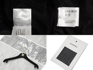 新品同様品 CHANEL シャネル メッシュ ジャケット ジップアップパーカー P60972V46493 2019年 サイズ 36 ブラック 中古 62242