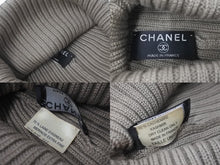画像をギャラリービューアに読み込む, 極美品 CHANEL シャネル スポーツライン ニットキャップ ココマーク ウール ベージュ 中古 62244