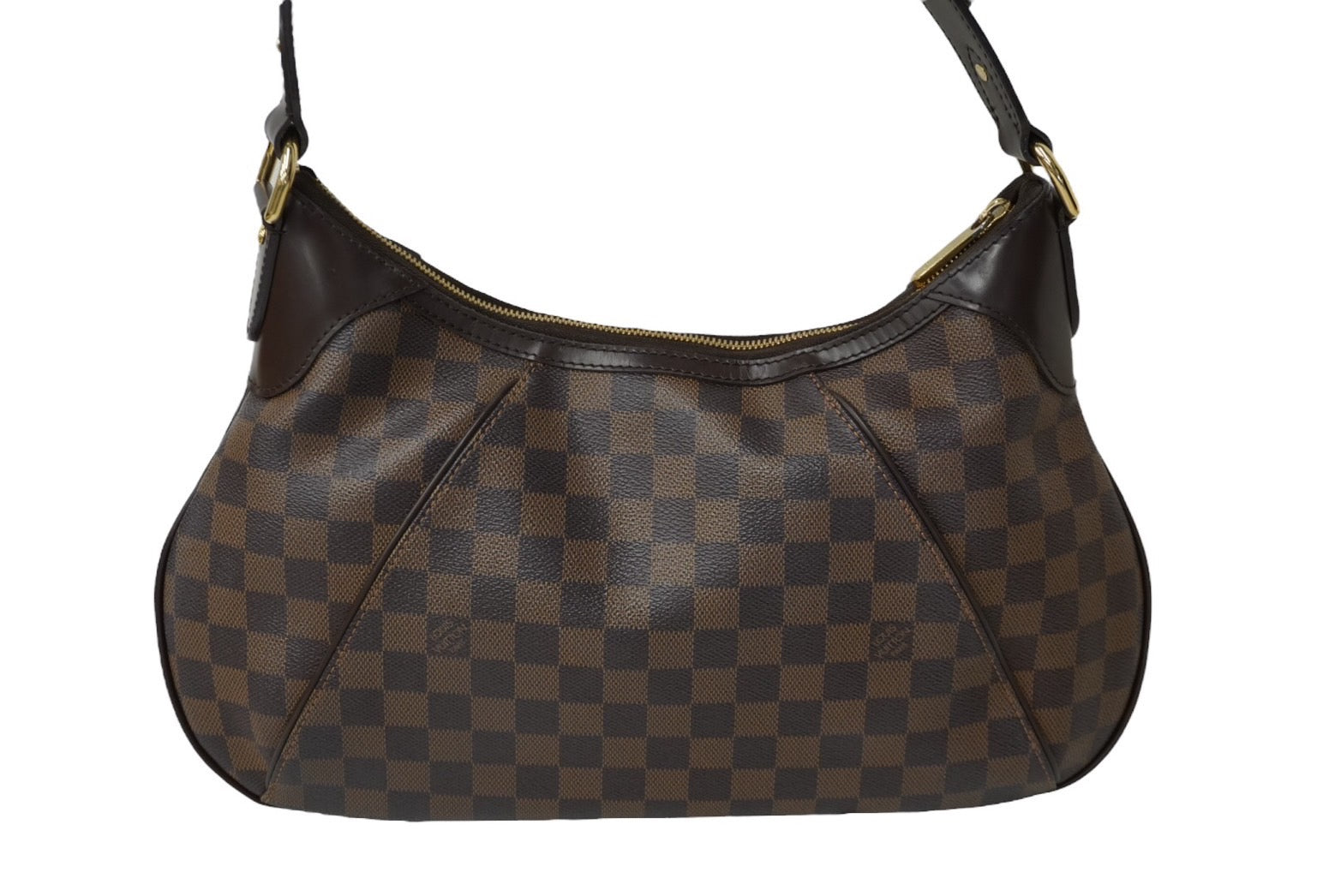 LOUIS VUITTON ルイ ヴィトン ダミエ テムズGM ワンショルダーバッグ N48181 ゴールド金具 美品 中古 62261 –  Casanova Vintage