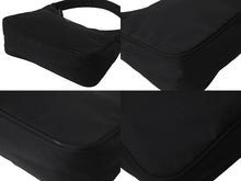 Load image into Gallery viewer, PRADA プラダ ホーボー ハンドバッグ MV515 トライアングルロゴ ブラック ナイロン シルバー金具 美品 中古 62262
