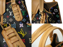 Load image into Gallery viewer, 極美品 LOUIS VUITTON ルイヴィトン ハンドバッグ M93555 グリート モノグラムマルチカラー ブラック 村上隆 ゴールド金具 中古 62265