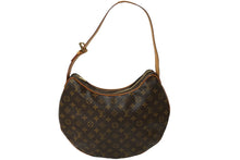 画像をギャラリービューアに読み込む, LOUIS VUITTON ルイヴィトン モノグラム クロワッサンGM ワンショルダーバッグ M51511 ブラウン 廃盤 ゴールド金具 美品 中古 62268