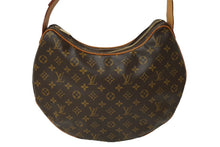 画像をギャラリービューアに読み込む, LOUIS VUITTON ルイヴィトン モノグラム クロワッサンGM ワンショルダーバッグ M51511 ブラウン 廃盤 ゴールド金具 美品 中古 62268
