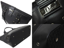 Load image into Gallery viewer, Christian Dior クリスチャンディオール トートバッグ ストリートシック ロゴ オブリーク キャンバス レザー 美品 中古 62285