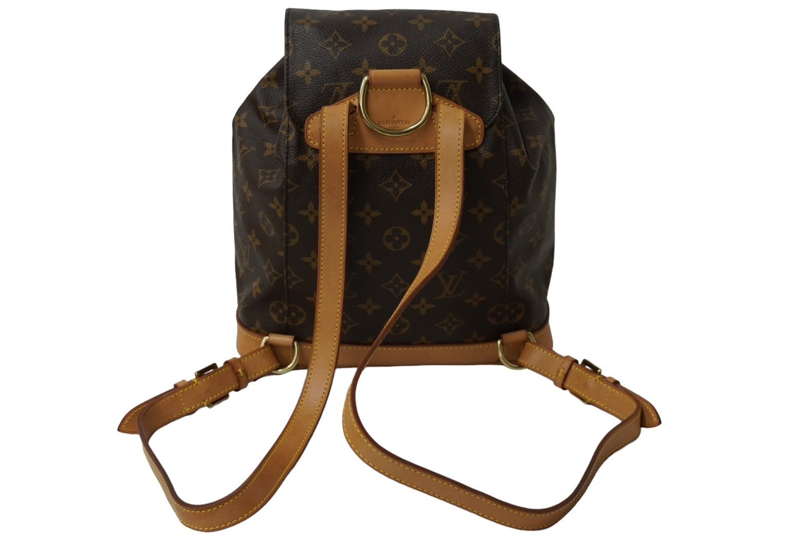 LOUIS VUITTON ルイヴィトン モノグラム モンスリMM バックパック M51136 ブラウン リュック ロゴ 鞄 良品 中古 62292  – Casanova Vintage