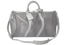 極美品 LOUIS VUITTON ルイ ヴィトン エピ プラージュ キーポル バンドリエール 50cm M55814 ボストンバッグ 中古 62303
