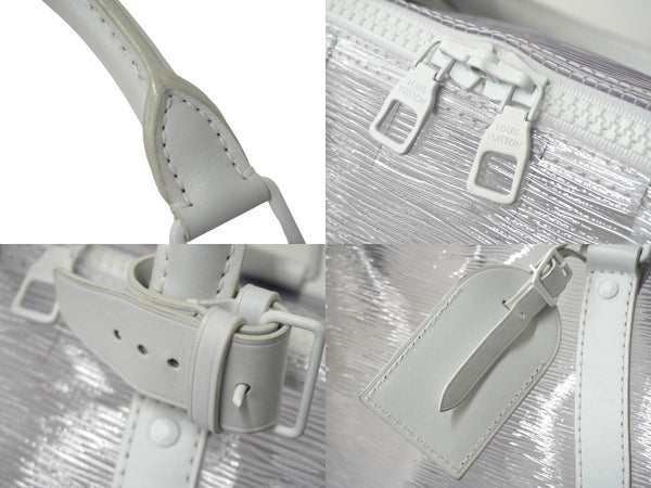 極美品 LOUIS VUITTON ルイ ヴィトン エピ プラージュ キーポル バンドリエール 50cm M55814 ボストンバッグ 中古 62303