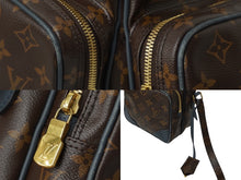 画像をギャラリービューアに読み込む, LOUIS VUITTON ルイヴィトン アマゾン ショルダーバッグ M45233 モノグラム バイカラー ブラウン ゴールド金具 美品 中古 62308