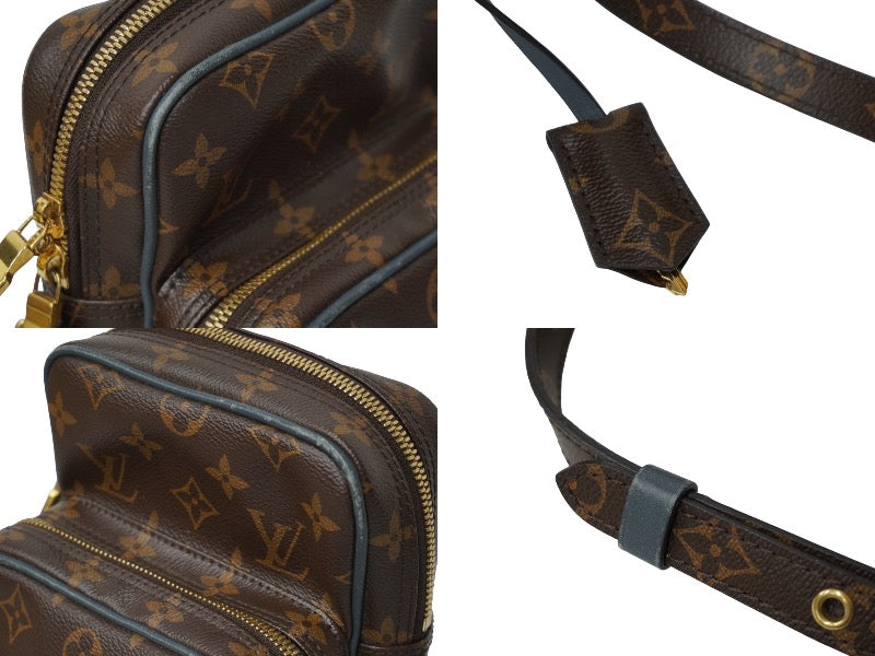 LOUIS VUITTON ルイヴィトン アマゾン ショルダーバッグ M45233 モノグラムキャンバス ブラウン ゴールド金具 美品 中古 62308