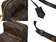 画像をギャラリービューアに読み込む, LOUIS VUITTON ルイヴィトン アマゾン ショルダーバッグ M45233 モノグラム バイカラー ブラウン ゴールド金具 美品 中古 62308