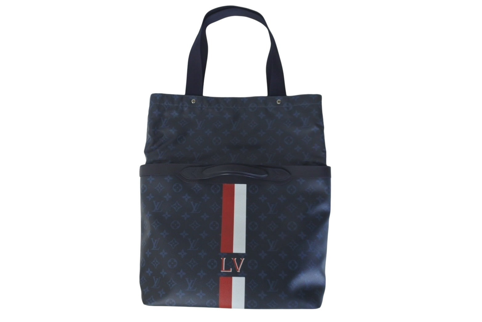 極美品 LOUIS VUITTON ルイヴィトン モノグラム コバルト ウルトラライト トートバッグ M41701 ネービー シルバー金具 中古  62315 – Casanova Vintage