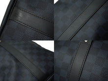 画像をギャラリービューアに読み込む, 極美品 LOUIS VUITTON ルイヴィトン キーポル バンドリエール 45 ボストンバッグ 2WAY ダミエコバルト N41349 中古 62316