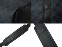 画像をギャラリービューアに読み込む, 極美品 LOUIS VUITTON ルイヴィトン キーポル バンドリエール 45 ボストンバッグ 2WAY ダミエコバルト N41349 中古 62316