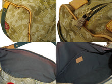 画像をギャラリービューアに読み込む, LOUIS VUITTON ルイヴィトン モノグラモフラージュ リス ボストンバッグ カーキ 村上隆 デニム 08AW M95771 良品 中古 62327