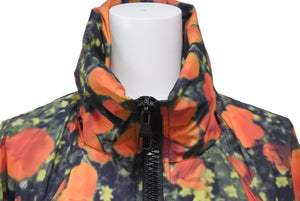 LOUIS VUITTON ルイヴィトン フローラル ハーフジップ ジャケット RM191 LTX HGB65W サイズ46 ナイロン 花柄 美品 中古 62330