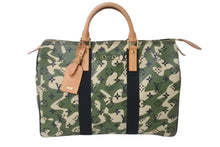 画像をギャラリービューアに読み込む, 新品同様 ルイ ヴィトン LOUIS VUITTON モノグラム フラージュ スピーディ 35 バッグ カモフラ グリーン M95773 村上隆 中古 62332