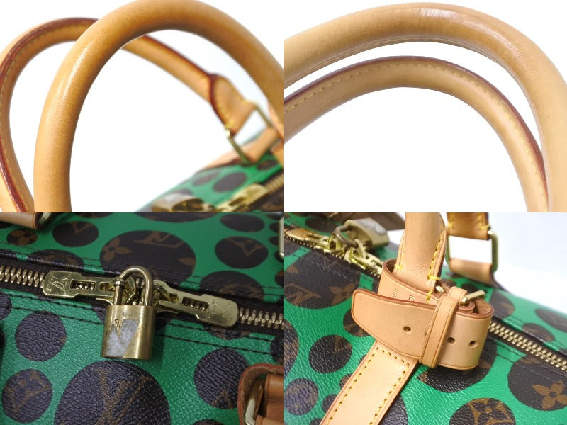 LOUIS VUITTON ルイヴィトン モノグラム パンプキン キーポルバンドリエール 55 グリーン 2WAY ボストンバッグ 草間彌生  M40696 美品 中古 62341 – Casanova Vintage