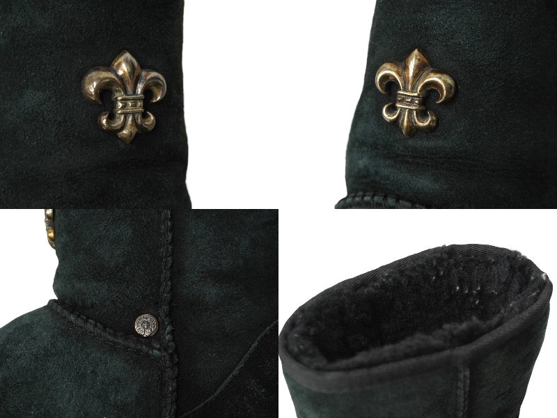 【kk】クロムハーツ × UGG クラシックショート ムートンブーツ CHROME HEARTS クロムハーツ UGG アグ クラシック ショート ムートン