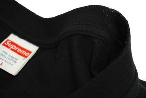 Supreme シュプリーム 半袖Ｔシャツス ワロフスキー 25周年記念ボックスロゴ 19SS ブラック コットン サイズL 美品 中古 62358