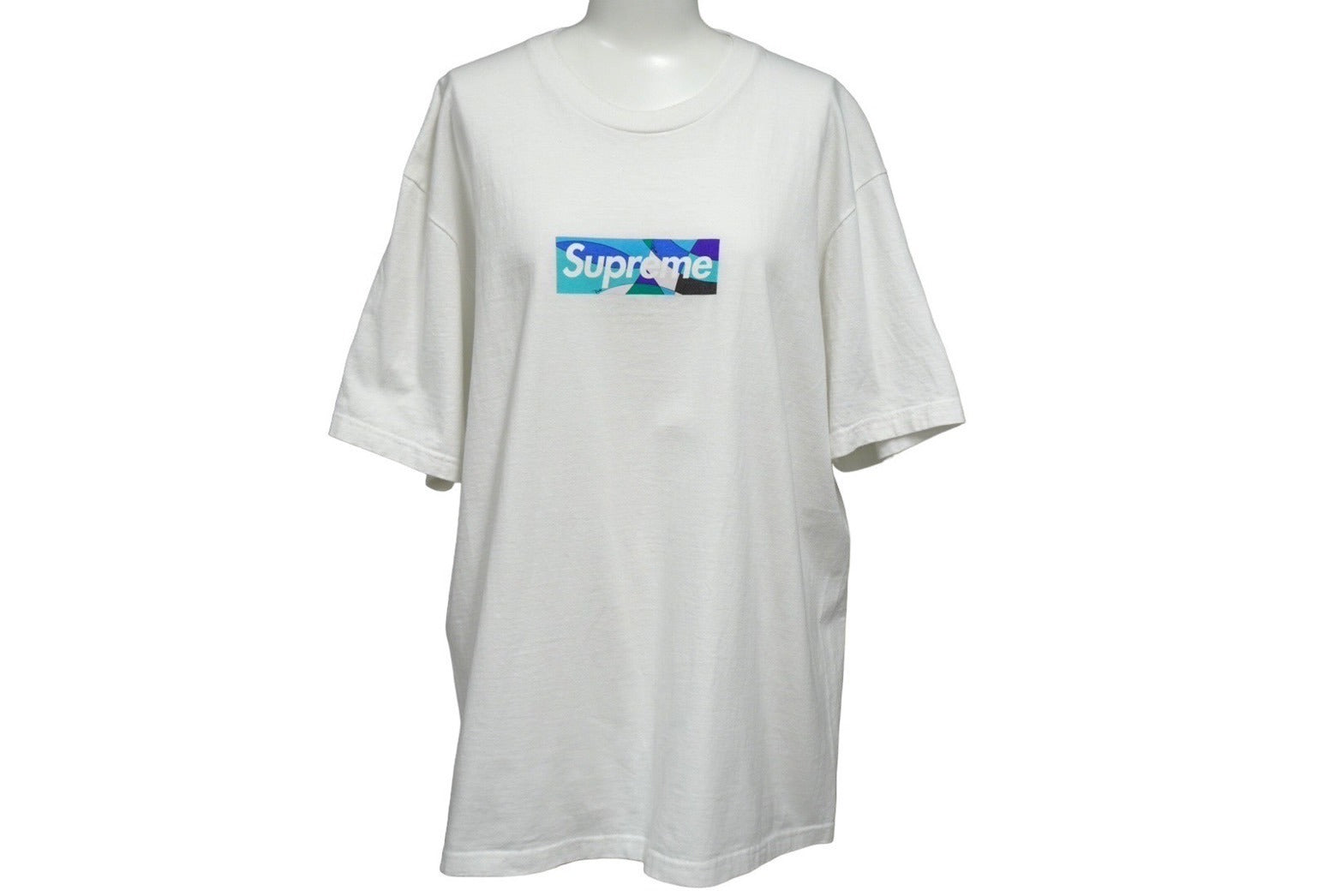 Supreme emilio pucci シュプリーム エミリオプッチ 半袖Ｔシャツ ボックスロゴ サイズM ホワイト 美品 中古 62361 –  Casanova Vintage