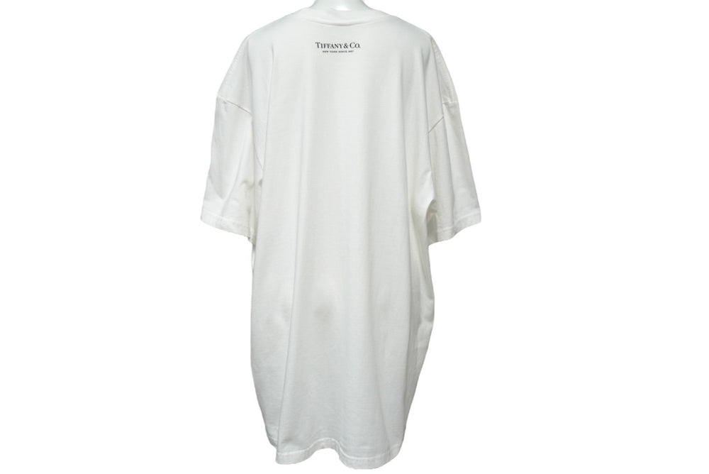 新品同様 Supreme シュプリーム Tiffany&Co.Box Logo Tee 21AW SUP-FW21-269 XLサイズ ボックスロゴ Tシャツ コットン ホワイト 中古 62362